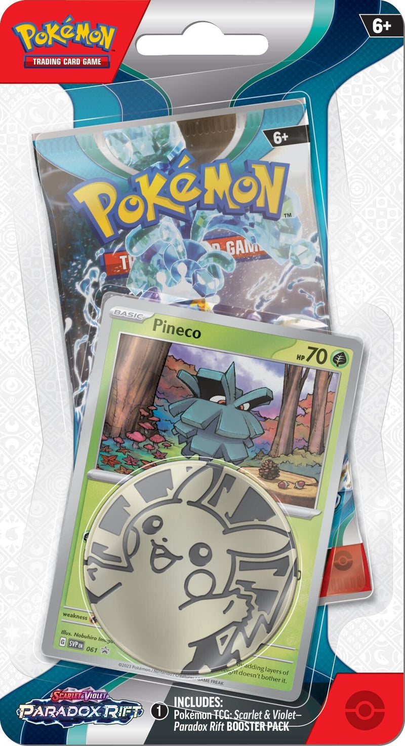 Pokémon TCG: Scarlet & Violet: Paradox Rift - Single Pack Blister (Pineco)