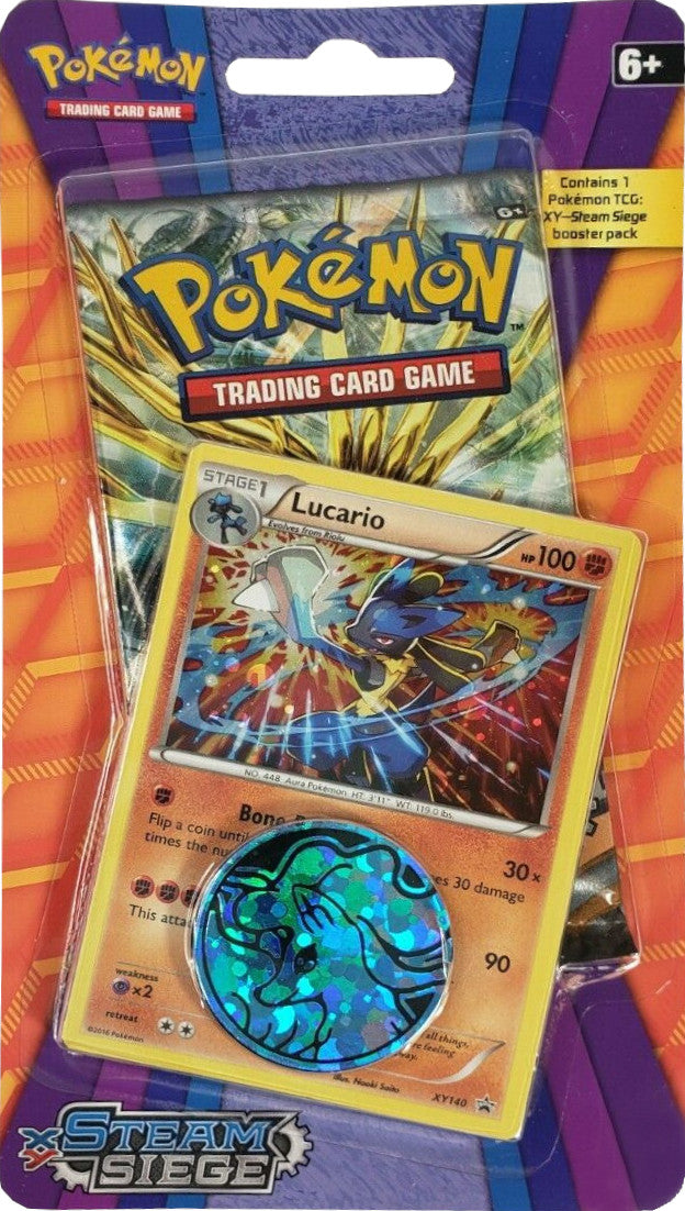 Pokémon TCG: XY: Steam Siege - Checklane Blister (Lucario)