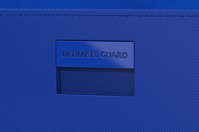 Ultimate Guard Omnihive 1000+, Deck Case for 1000 Double-Sleeved TCG Cards  + 2 Removable Trays, Blue, Magnetic Closure & Microfiber Inner Lining