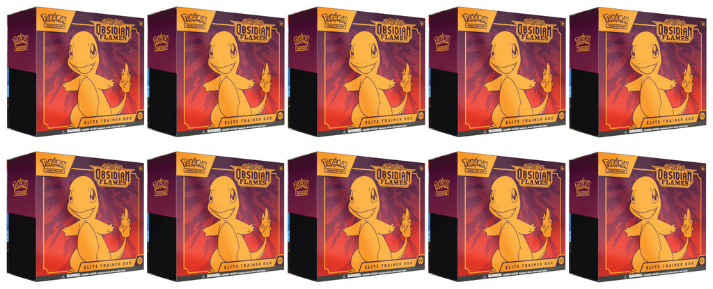 Pokemon TCG Scarlet & Violet Obsidian Flames Elite Trainer Box Is