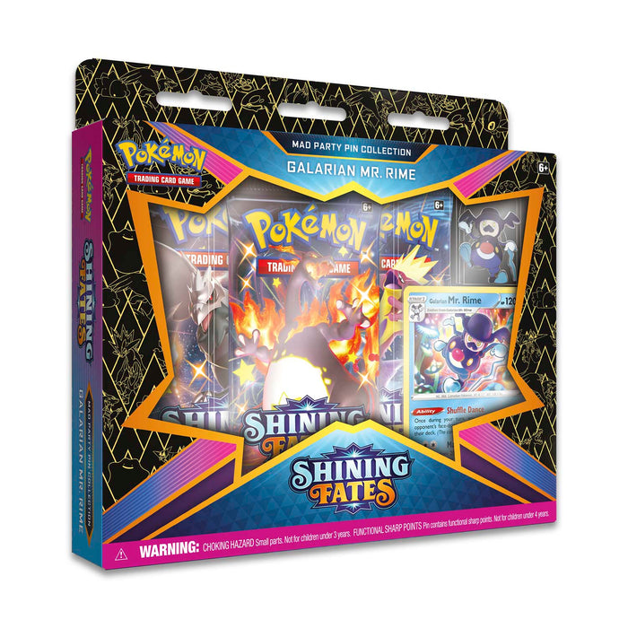 Pokémon TCG: Shining Fates - Mad Party Pin Collection (Galarian Mr. Rime)
