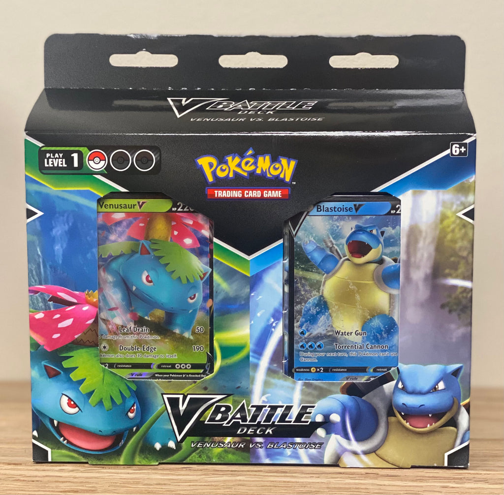  Pokemon V Battle Deck—Venusaur vs. Blastoise (290-80841) : Toys  & Games