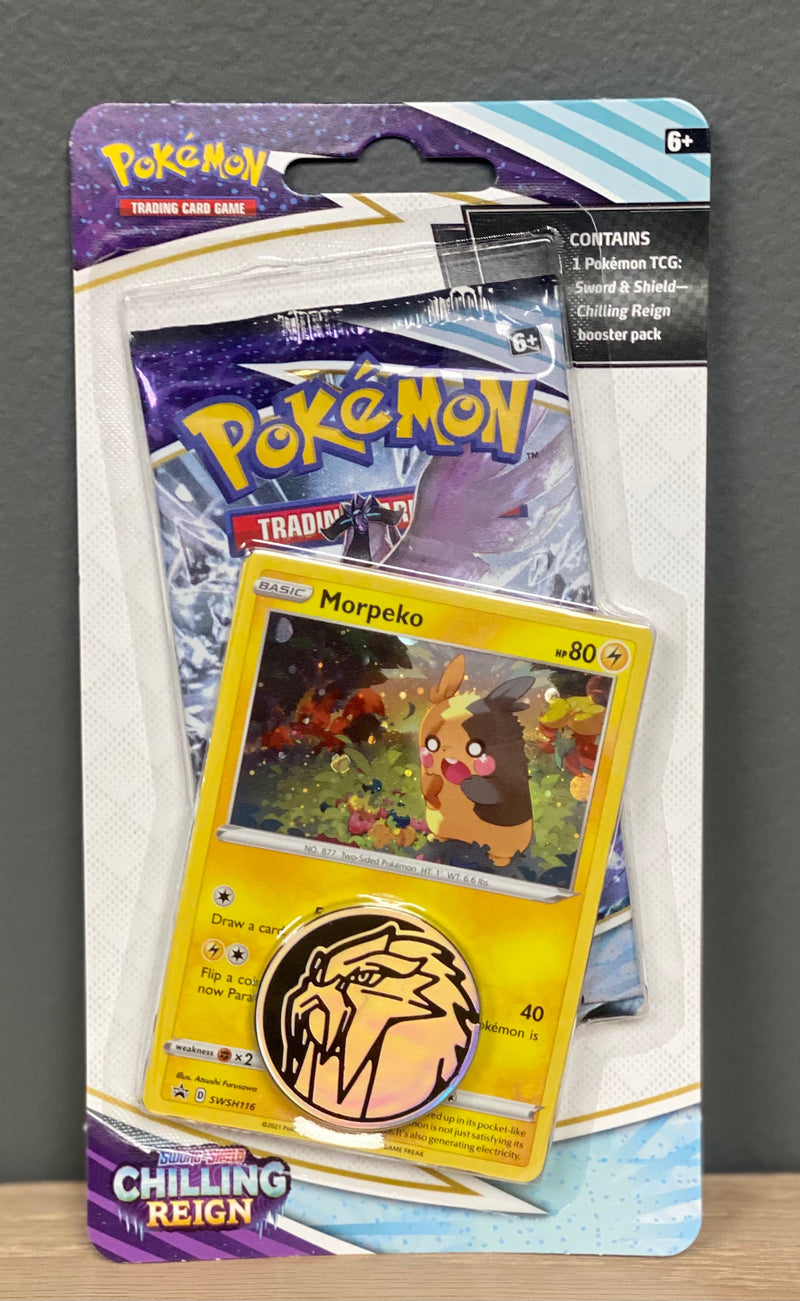 Pokémon TCG: Sword & Shield: Chilling Reign - Checklane Blister (Morpeko)