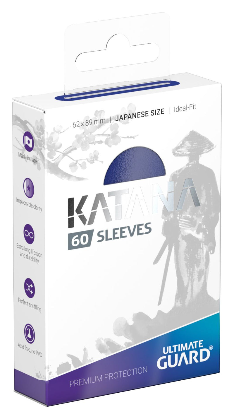 Ultimate Guard - Katana Sleeves - Japanese Size Blue 60 CT