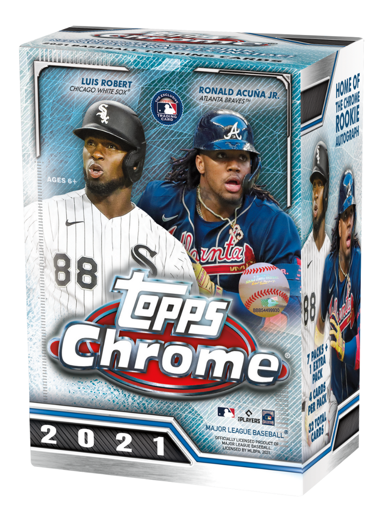 2021 Topps Chrome Baseball Blaster Box