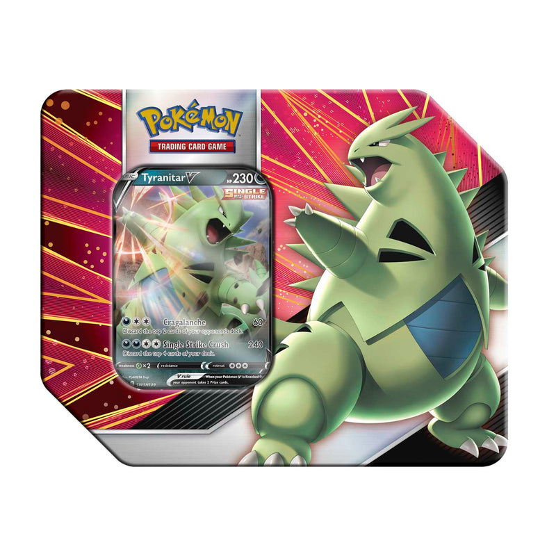 Pokémon TCG: Sword & Shield: Battle Styles - V Strikers Tin (Tyranitar V)