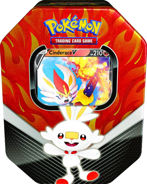 Pokémon TCG: Sword & Shield - Galar Partners Collector's Tin (Cinderace V) (International Version)