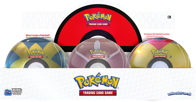 Pokémon TCG: Poke Ball Tin Display Q2 (2022)