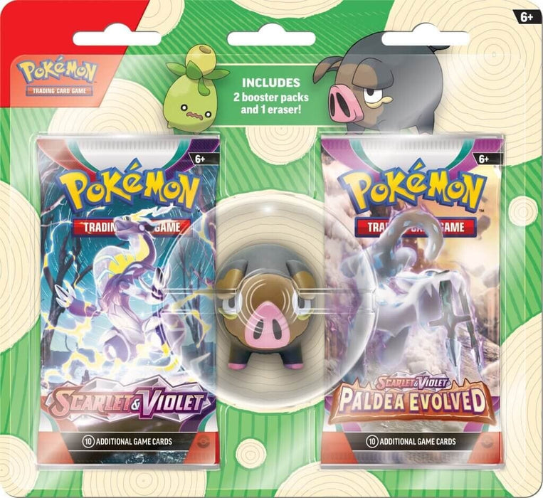 Pokémon TCG: Back to School Eraser Blister 2023 (Lechonk)