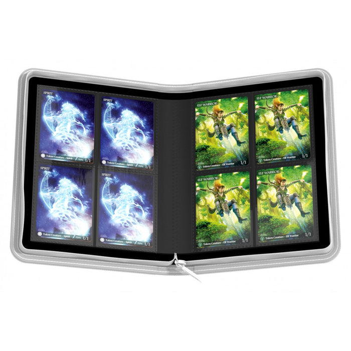 Ultimate Guard - 8 Pocket ZipFolio Xenoskin Playset Binder - White