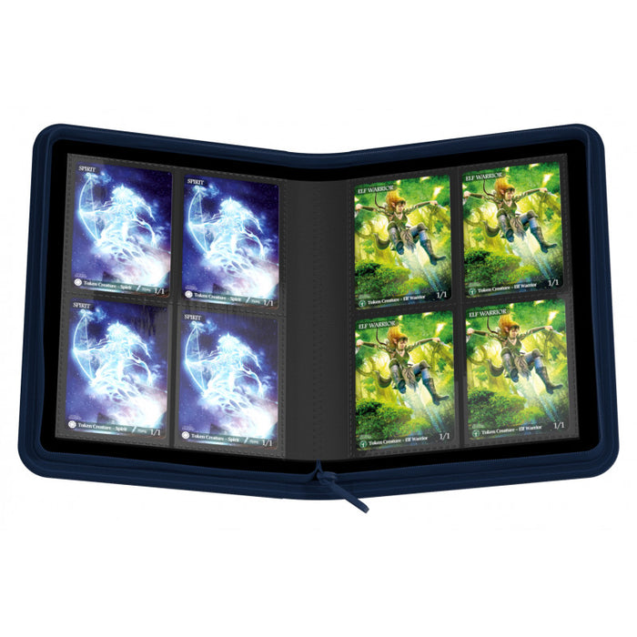 Ultimate Guard - 8 Pocket ZipFolio Xenoskin Playset Binder - Dark Blue
